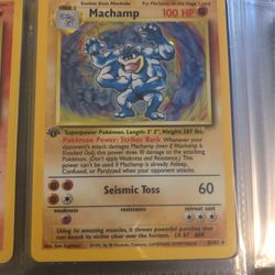 Machamp 1st Edition Holo $100