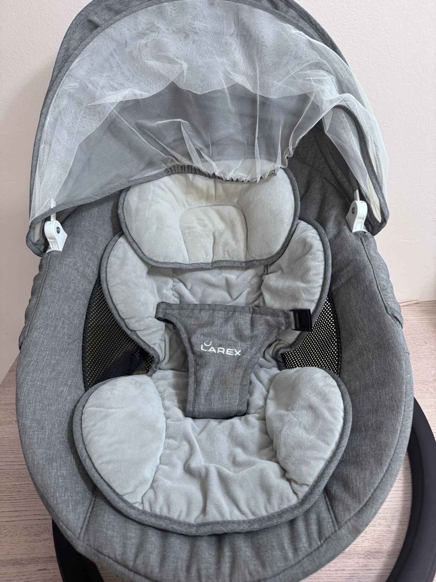 LAREX Baby Swing Infant Swing Electric Toddler Baby Rocker Portable for Newborn