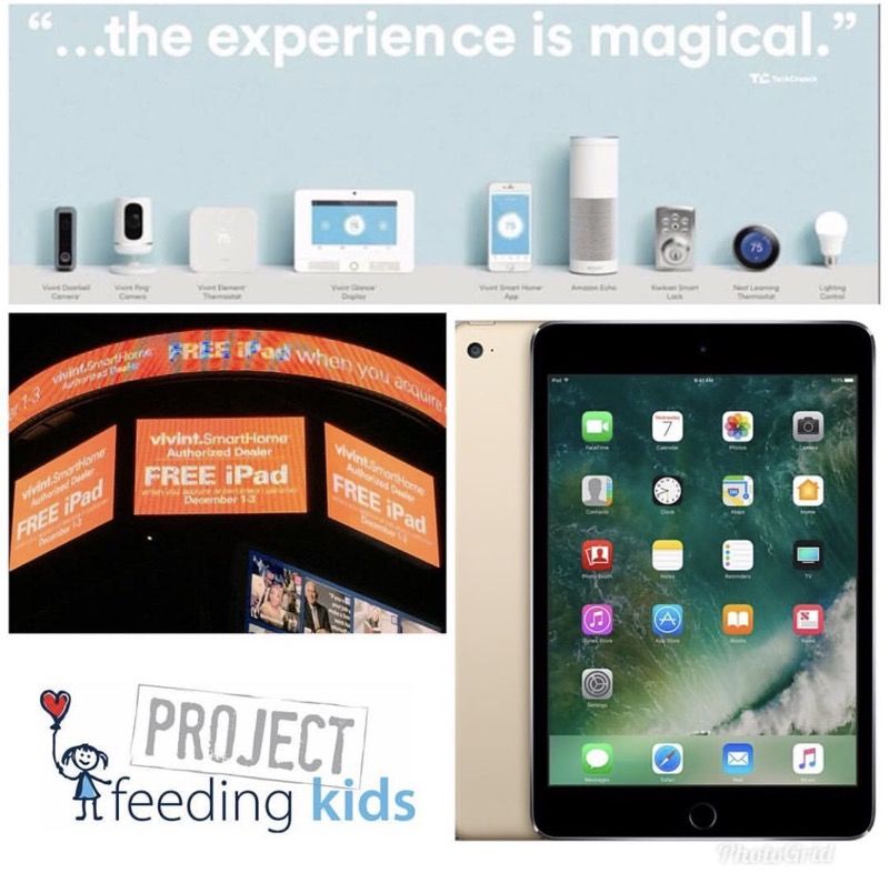 Free IPad !! when you order Vivint security