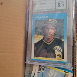1987 Fleer Complete Set W Graded Barry Bonds8.5  Bo Jackson Will Clark Rookie Cards
