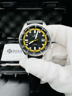 Rdunae R3 Seahorse Automatic Dive Watch Yellow Inner Bezel NH-35A/NH-36A