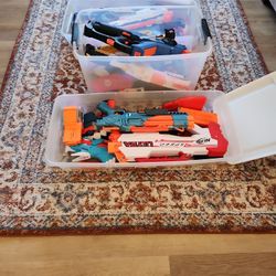 11 Nerf Guns Including The Rival Perses