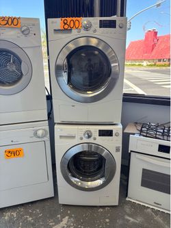 LG electric washer and dryer combo