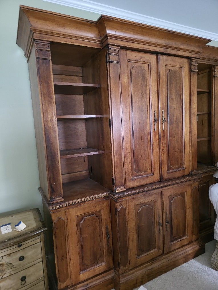 Beautiful Golden Pine Armoire