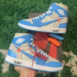 Off White Jordan 1 Unc