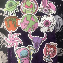 Set Of 10 Stickers
