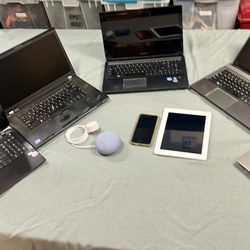 Laptops, iPad, iPhone 6S Plus
