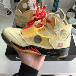 Jordan 5 Off White Sails Size 11