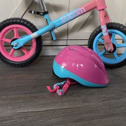 Balance Bike and Helmet