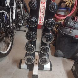 Dumbbell Set And Tower