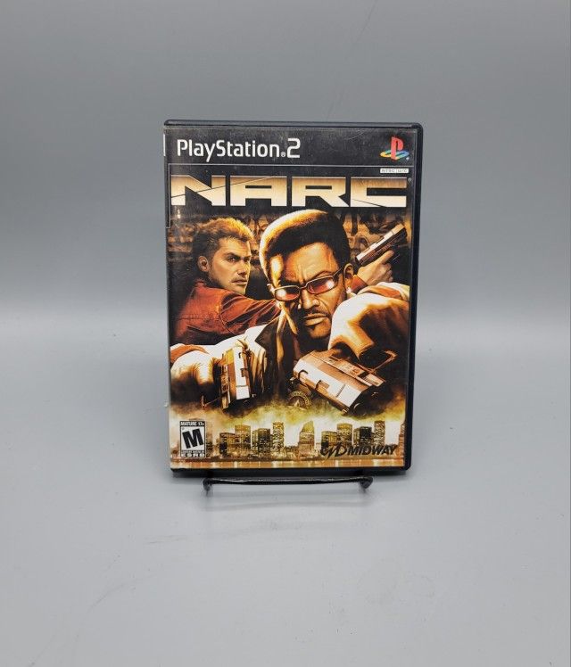 NARC Sony PlayStation 2 PS2 with Manual