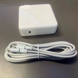 New MacBook Charger Power Supply Replacement 96W USB-C Brick with Charging Cable Apple MacBook Pro / Air 96W USB-C Charger & Cable Replacement Kit Pro