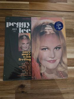 Peggy Lee "Once More With Feeling" Vinyl Record