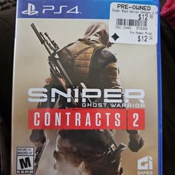 GHOST WARRIOR CONTRACTS 1 AN 2 PS4