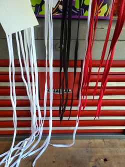 Brand New Shoelaces Red/White/& Black