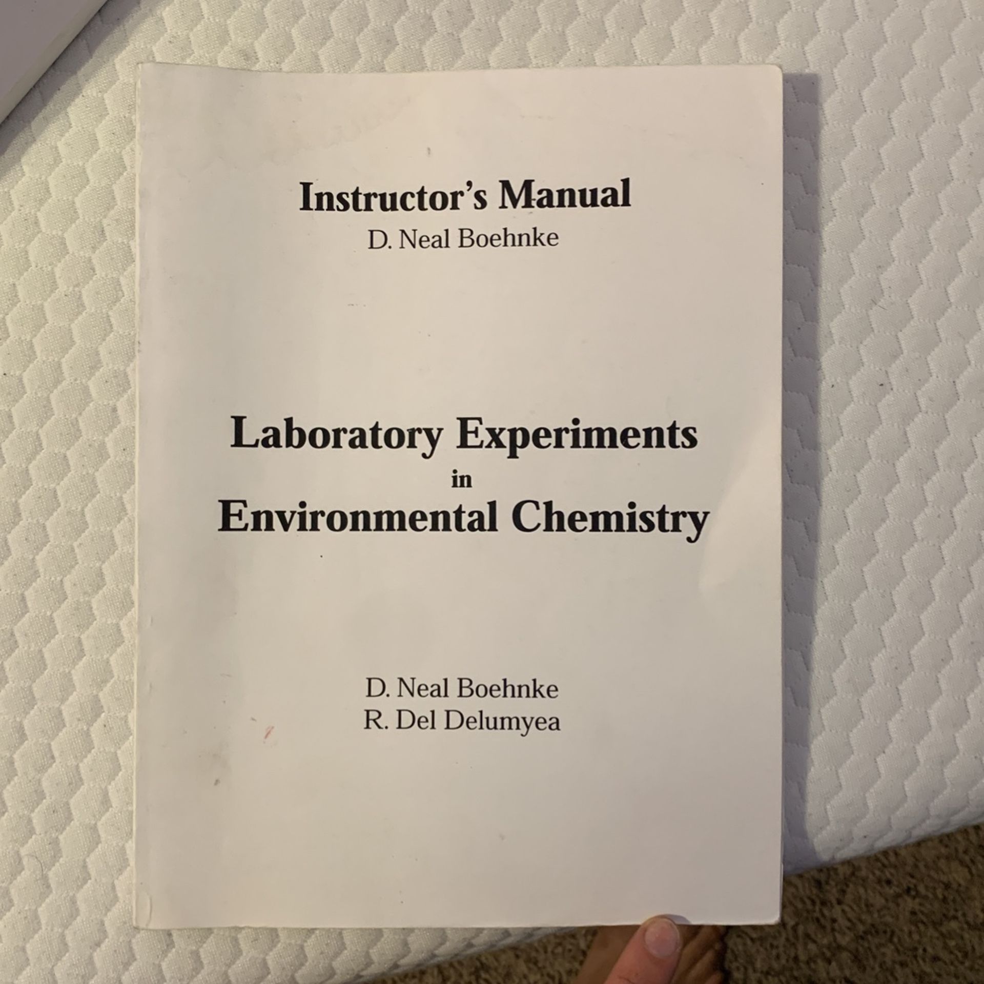 Environmental Chemistry All 22 Labs