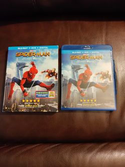 BLU-RAY +DVD SPIDER-MAN HOMECOMING NEW COND $5