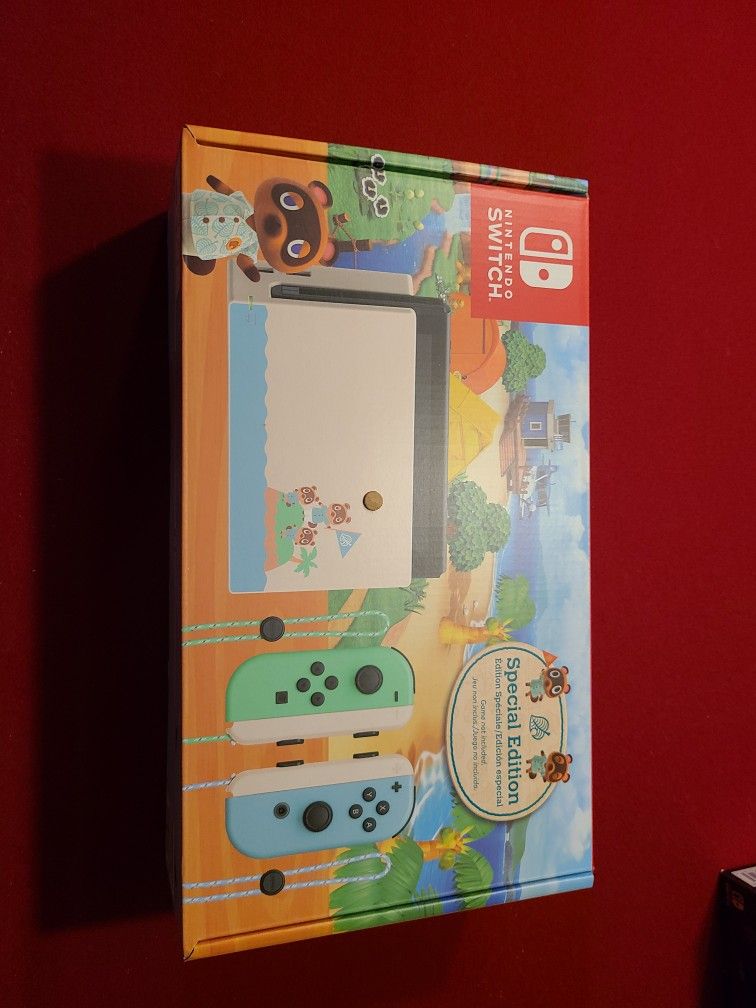 Brand New Nintendo Switch, Animal Crossing New Horizon