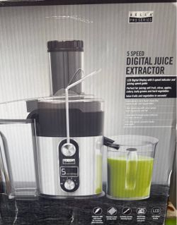 New Bella pro 5 speed digital juice extractor