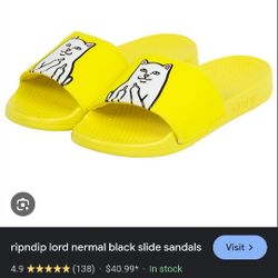 Lord Nermal Slides (Yellow) RipnDip