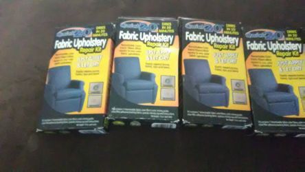 Fabric upholstery repair kit