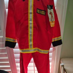 Glow In The Dark Firefighter Size M 7-8 