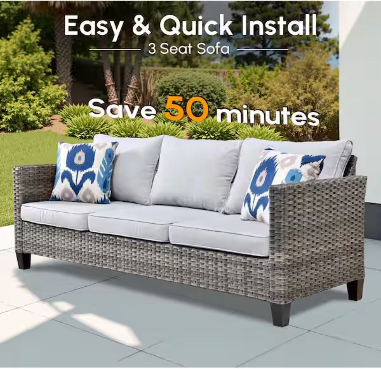 Patio Furniture With Glass Fire Table