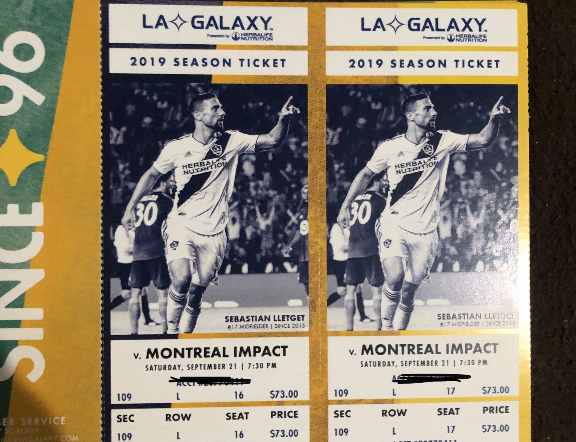 LA Galaxy vs Montreal Impact 9/21