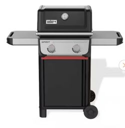 Spirit E-210 2-Burner Liquid Propane Gas Grill in Black with Snap-Jet Ignition