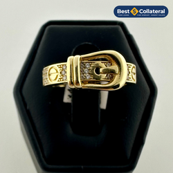 Cartier Style Ring in 14k Gold