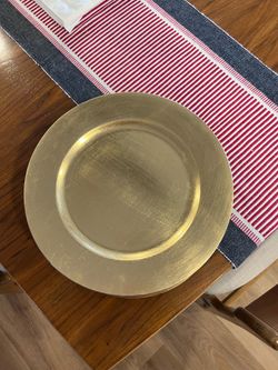 13” Gold Acrylic Chargers