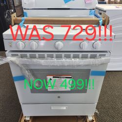 GE GAS RANGE 499! MANUFACTURERS WARRANTY! 48HR DELIVERY! 0 DOWN 0% FINANCING!