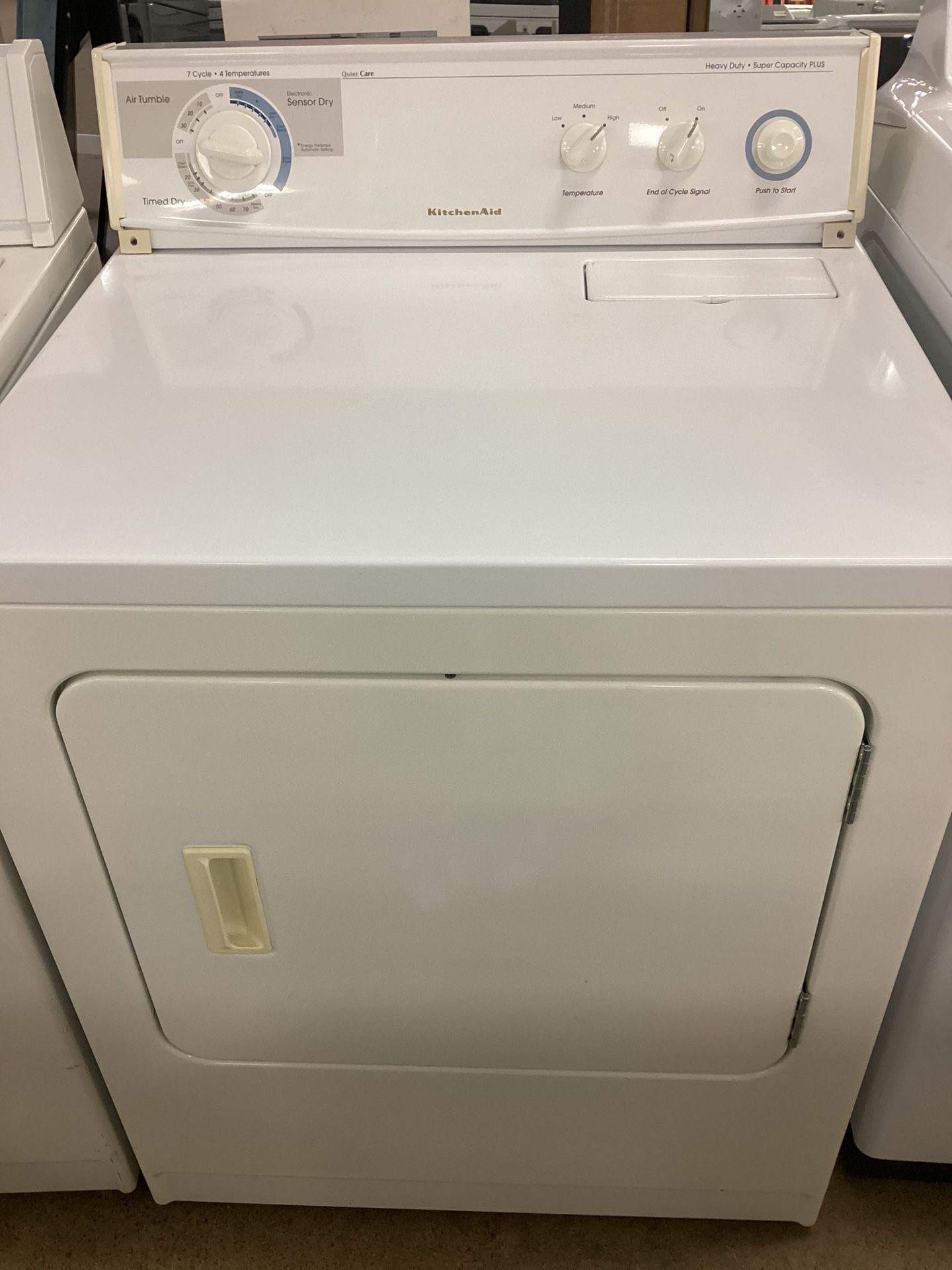 Kitchen Aid Top Load Dryer