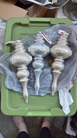 large Icicle Ornaments
