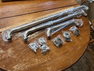 New In Packaging Stainless Steel Shower Grab Bars, Assembly Set with Hardware 
