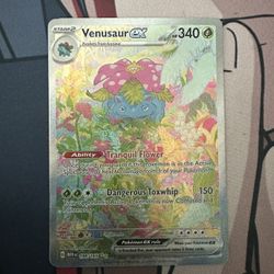 Pokemon 151 Venusaur Ex 198/165