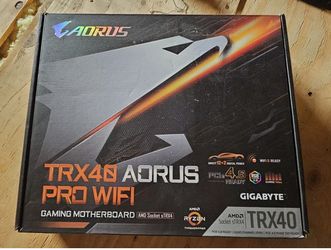 GIGABYTE TRX40 AORUS PRO WIFI Motherboard AMD TRX40 Socket sTRX4 DDR4 ATX Ryzen