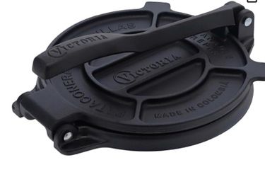 Tortilla maker, hardly ever used. 8 inch , cast iron.