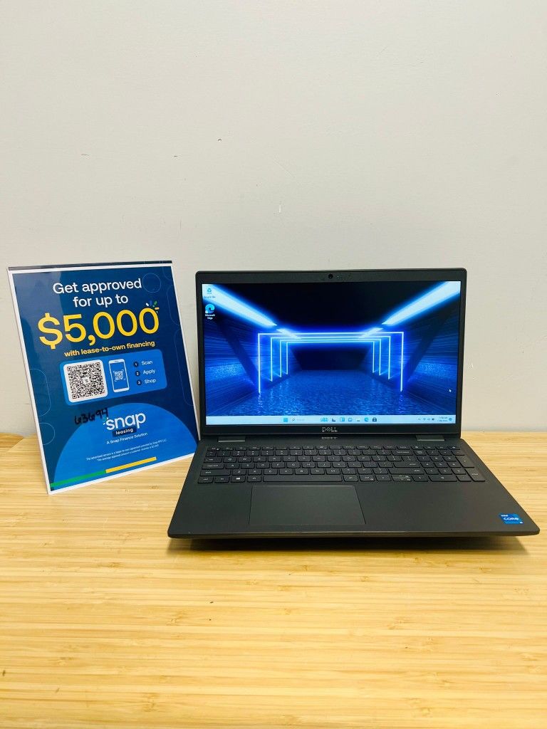Dell Latitude Laptop Intel Core i5-11th Cpu 15” Screen /8GB RAM Laptop Finance Available $0 Down Warranty Included