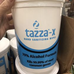 Tazza-x Brand 70% Alcohol Hand Sanitizing Wipes