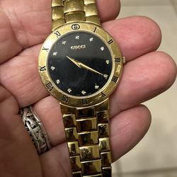 Gucci Wrist Watch With Diamond Dial 