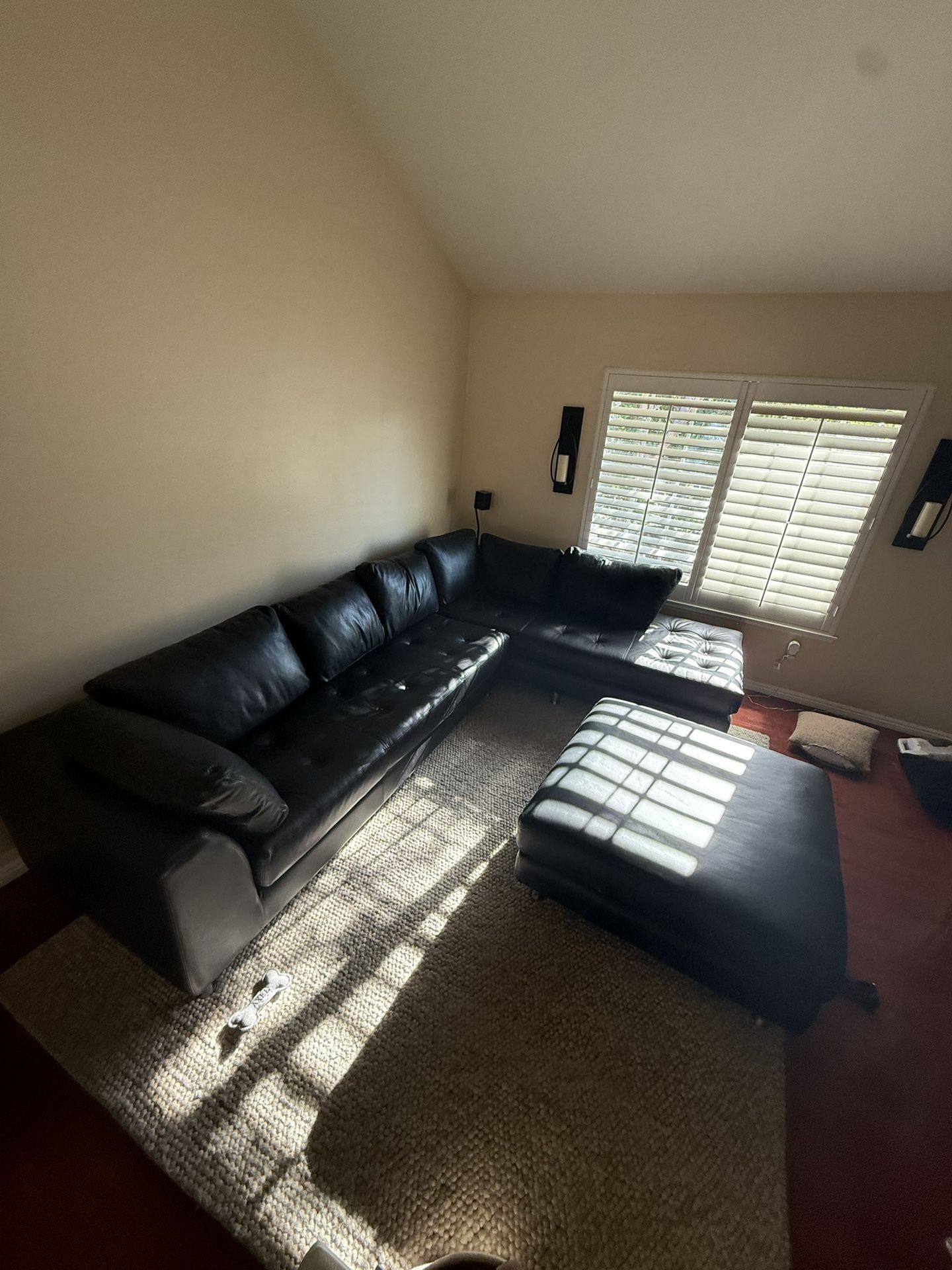 Leather Sectional Couch