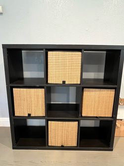 IKEA 9square bookshelf tv stand