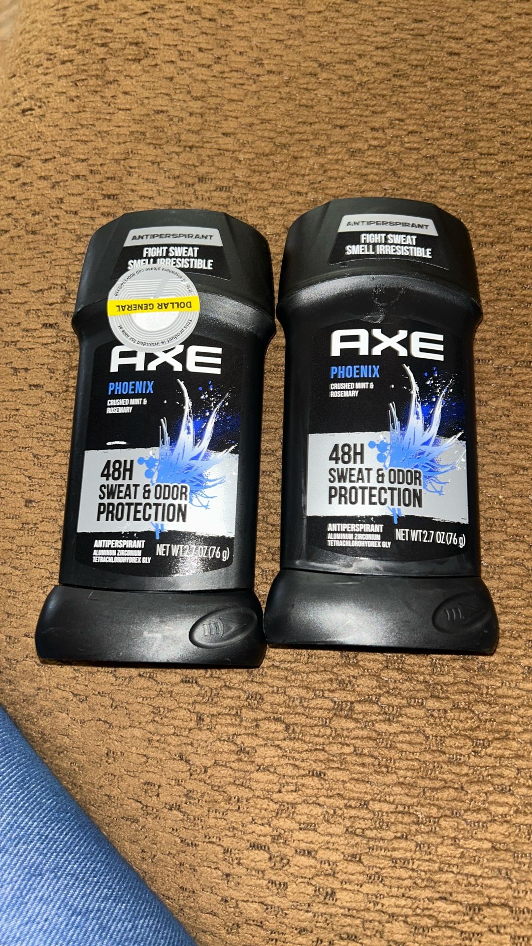 Axe Deodorant. 3.50 each