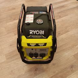 RYOBI GENERATOR 4000-watt Recoil Start Gasoline Powered Digital Inverter 