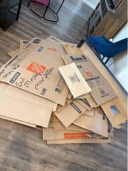 Free Moving boxes from Home Depot