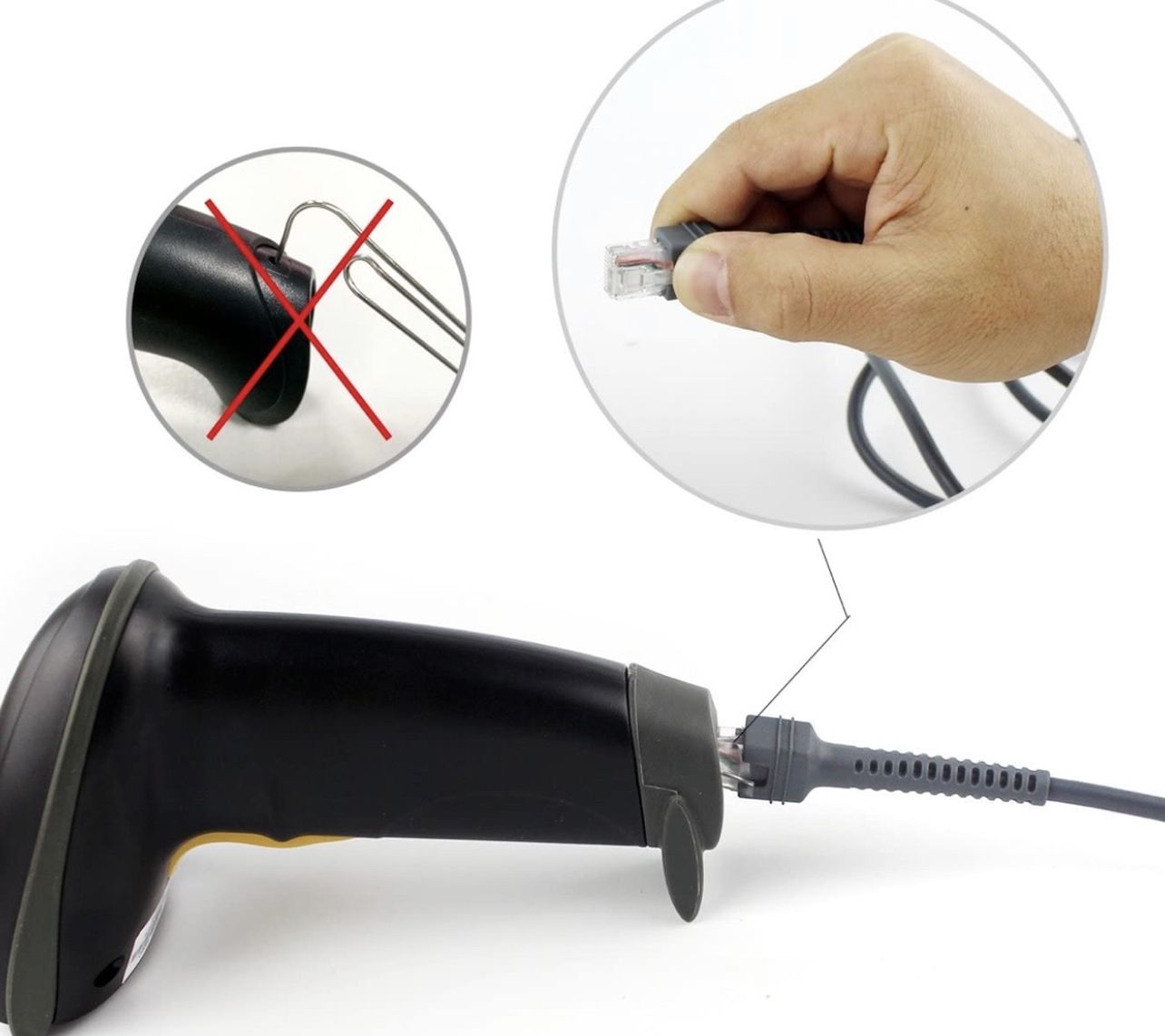 Wired handheld Barcode scanner