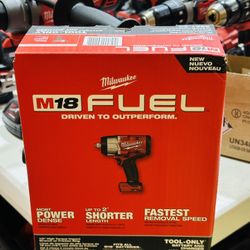 Milwaukee M18 FUEL 18V Lithium-Ion Brushless Cordless 1/2 in. Impact Wrench with Friction Ring (Tool-Only)