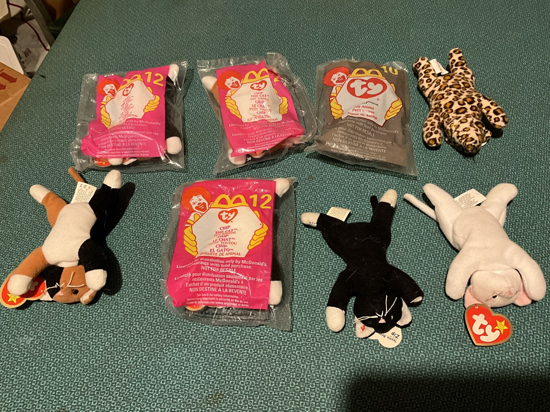 Teenie Beanie Babies Cats (8)
