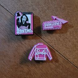 Lot Of 3 Barbie Croc Charms